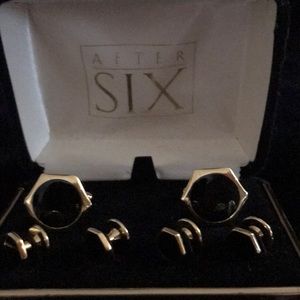 “After Six” Tuxedo Set.  This gorgeous six piece set is ready for the groom!